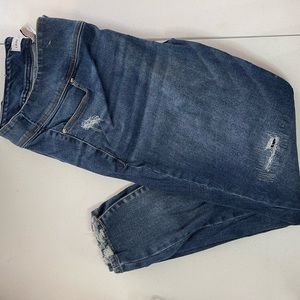 Lane Bryant, distressed high-rise jegging, size 20